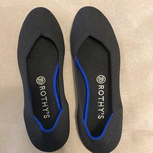 Rothy flat black size 9